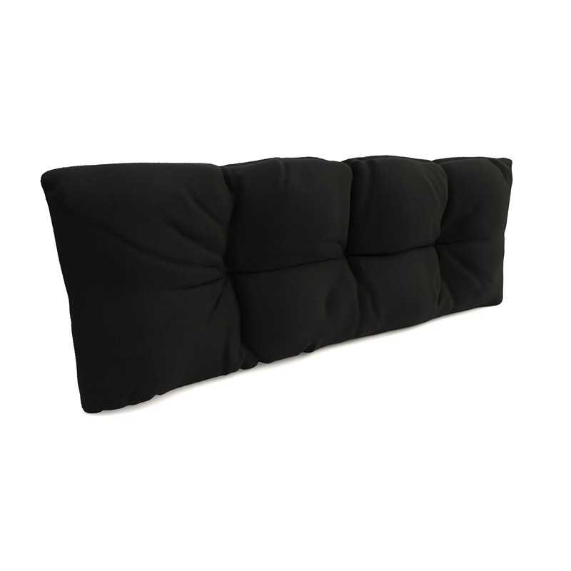 Cojín de Respaldo Acolchado para Palet 120x40x12 Negro Cojín de Respaldo Acolchado para Palet 120x40x12 Negro