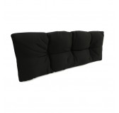 Cojín de Respaldo Acolchado para Palet 120x40x12 Negro Cojín de Respaldo Acolchado para Palet 120x40x12 Negro