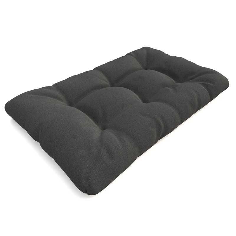 Cojín de Asiento Acolchado para Palet 120x80x15 Antracita Cojín de Asiento Acolchado para Palet 120x80x15 Antracita