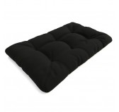 Cojín de Asiento Acolchado para Palet 120x80x15 Negro Cojín de Asiento Acolchado para Palet 120x80x15 Negro