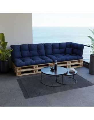 Cojín Lateral Acolchado para Palet 60x40x12 Azul Oscuro