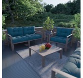 Cojín de Asiento para Silla de Jardín Verde Oscuro 60x60 Cojín de Asiento para Silla de Jardín Verde Oscuro 60x60