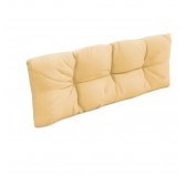 Cojín de Respaldo para Palets, Impermeable, Acolchado, 120x40x12 cm, Beige Cojín de Respaldo para Palets, Impermeable, Acolchado, 120x40x12 cm, Beige