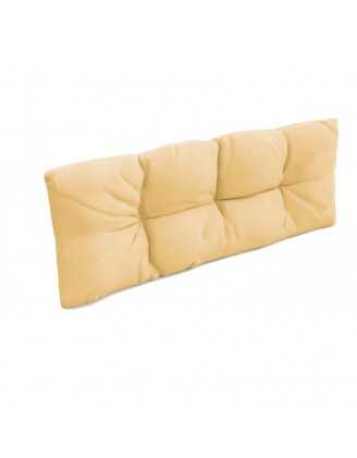 Cojín de Respaldo para Palets, Impermeable, Acolchado, 120x40x12 cm, Beige