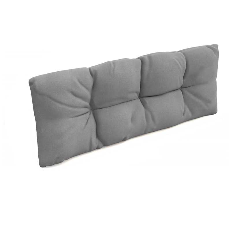 Cojín de Respaldo para Palets, Impermeable, Acolchado, 120x40x12 cm, Gris Cojín de Respaldo para Palets, Impermeable, Acolchado, 120x40x12 cm, Gris