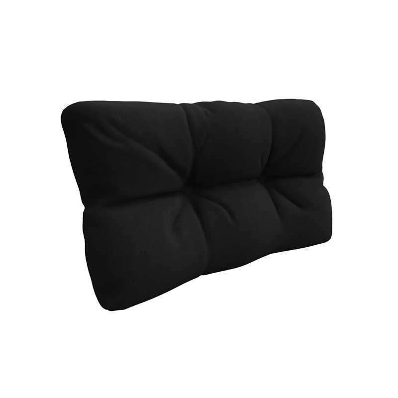 Cojín Lateral para Palets, Impermeable, Acolchado, 60x40x12 cm, Negro Cojín Lateral para Palets, Impermeable, Acolchado, 60x40x12 cm, Negro
