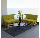 Cojín de Asiento para Palets, 120x80x12 cm, Lima