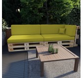 Cojín de Asiento para Palets, 120x80x12 cm, Lima