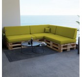 Cojín de Asiento para Palets, 120x80x12 cm, Lima