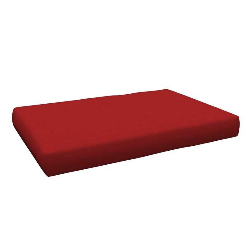 Cojín de Asiento para Palets, 120x80x12 cm, Rojo Cojín de Asiento para Palets, 120x80x12 cm, Rojo