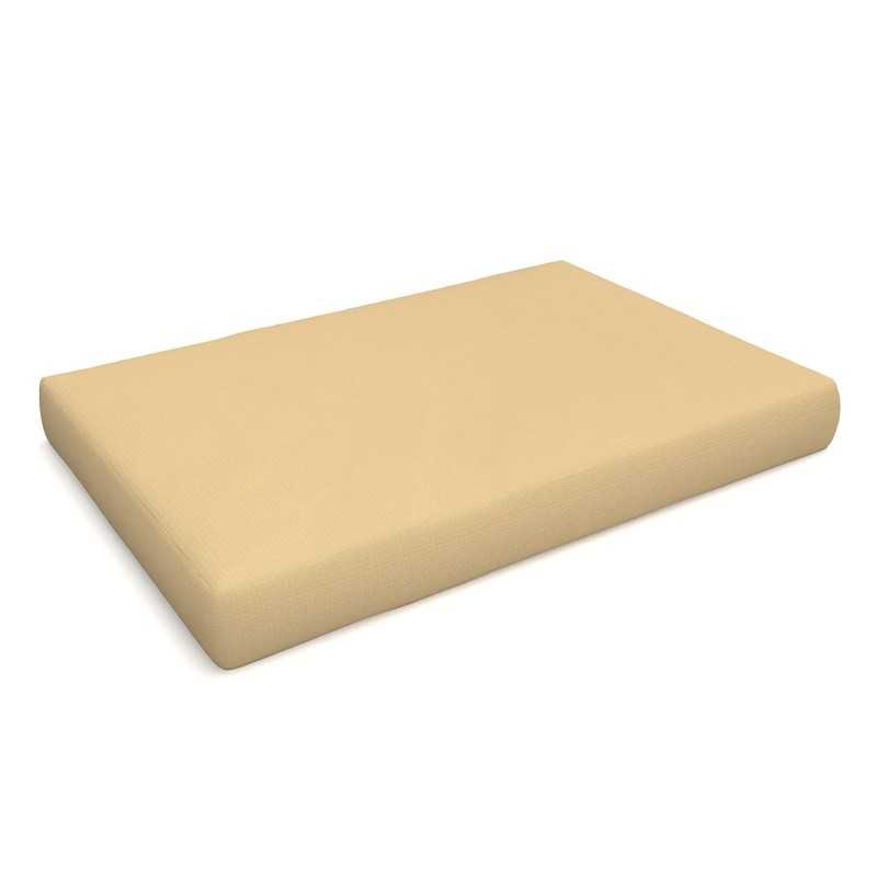 Cojín de Asiento para Palet Impermeable 120x80x15 Beige Cojín de Asiento para Palet Impermeable 120x80x15 Beige