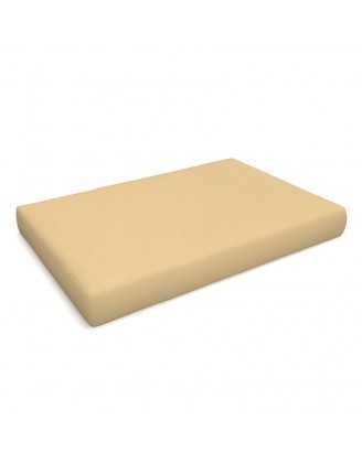 Cojín de Asiento para Palet Impermeable 120x80x15 Beige