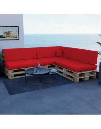 Cojín Lateral para Palet Impermeable 60x40x20/10 Rojo