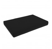 Cojín de Asiento para Palet Impermeable 120x80x15 Negro Cojín de Asiento para Palet Impermeable 120x80x15 Negro