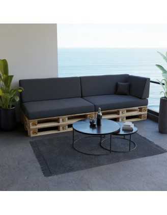 Cojín de Asiento para Palet 120x80x15 Antracita
