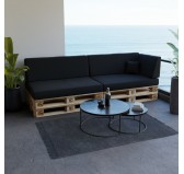 Cojín Lateral para Palet 60x40x20/10 Negro Cojín Lateral para Palet 60x40x20/10 Negro