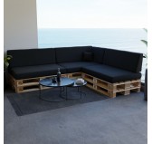 Cojín Lateral para Palet 60x40x20/10 Negro Cojín Lateral para Palet 60x40x20/10 Negro