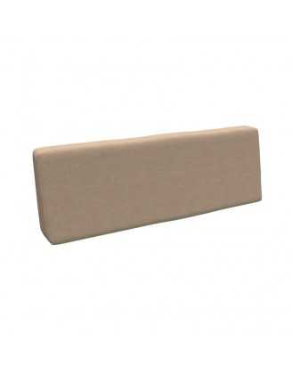 Cojín de Respaldo para Palet 120x40x20/10 Beige