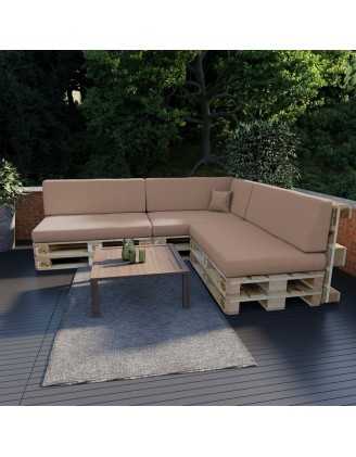 Cojín Lateral para Palet 60x40x20/10 Beige