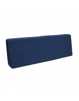 Cojín de Respaldo para Palet 120x40x20/10 Azul Oscuro