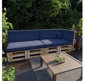 Cojín Lateral para Palet 60x40x20/10 Azul Oscuro Cojín Lateral para Palet 60x40x20/10 Azul Oscuro