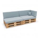 Funda para Cojín de Respaldo Lateral 60x40 cm para Palets – Azul Funda para Cojín de Respaldo Lateral 60x40 cm para Palets – Azul