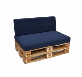 Funda para Cojín de Respaldo 120x40 cm para Palets – Azul Oscuro Funda para Cojín de Respaldo 120x40 cm para Palets – Azul Oscuro