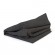 Set de 2 fundas para cojines: 120x80 + 120x40 Antracita