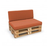 Set de 2 Fundas para Cojines de Palets: 1x 120x80 cm + 1x 120x40 cm – Naranja Set de 2 Fundas para Cojines de Palets: 1x 120x80 cm + 1x 120x40 cm – Naranja