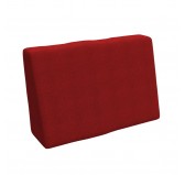 Funda para Cojín de Respaldo Lateral 60x40 cm para Palets – Rojo