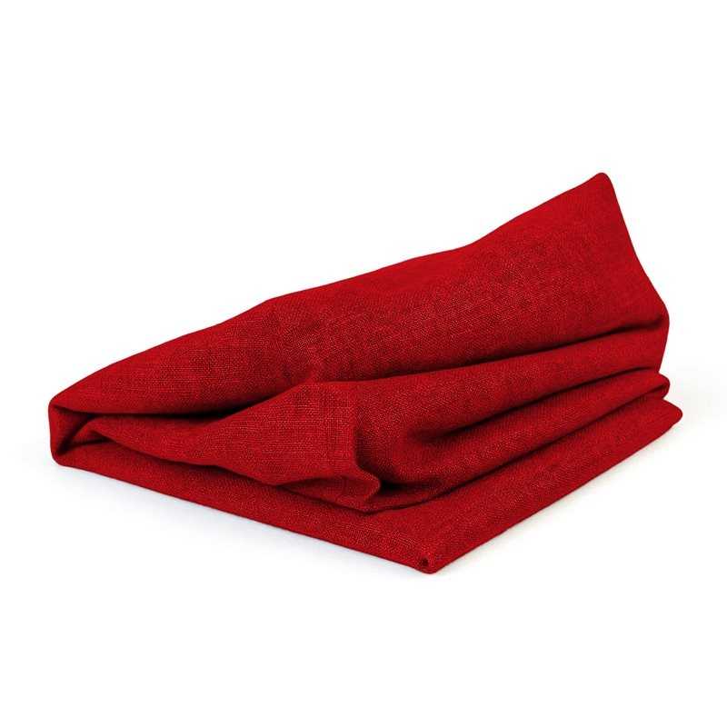 Set de 2 fundas para cojines: 120x80 + 120x40 Rojo