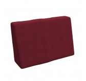 Funda para Cojín de Respaldo Lateral 60x40 cm para Palets – Burdeos