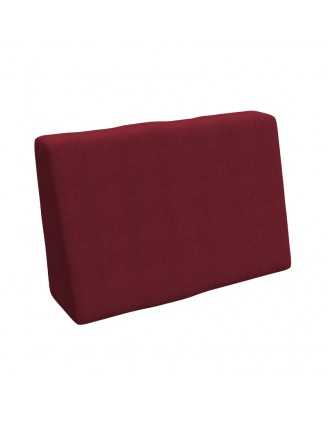 Funda para Cojín de Respaldo Lateral 60x40 cm para Palets – Burdeos