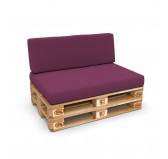 Funda para Cojín de Respaldo 120x40 cm para Palets – Violeta Funda para Cojín de Respaldo 120x40 cm para Palets – Violeta