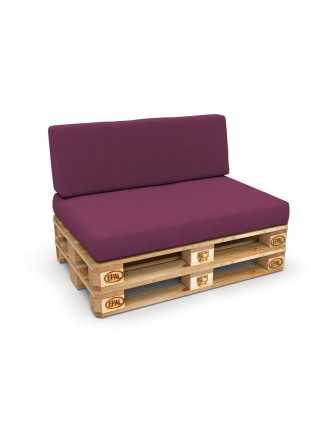 Funda para Cojín de Asiento 120x80 cm para Palets – Violeta
