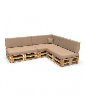 Funda para Cojín Decorativo 40x40 cm para Palets – Beige