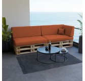 Funda para Cojín Decorativo 40x40 cm para Palets – Naranja