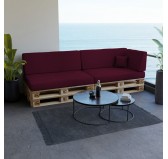 Funda para Cojín Decorativo 40x40 cm para Palets – Violeta