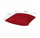 Funda para Cojín Decorativo 40x40 cm para Palets – Rojo Funda para Cojín Decorativo 40x40 cm para Palets – Rojo