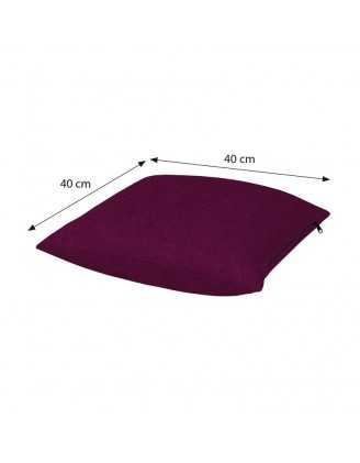 Funda para Cojín Decorativo 40x40 cm para Palets – Violeta