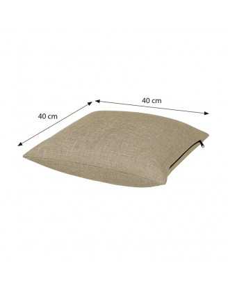 Cojín Decorativo para Palets y Sofá de Jardín, 40x40 cm, Beige